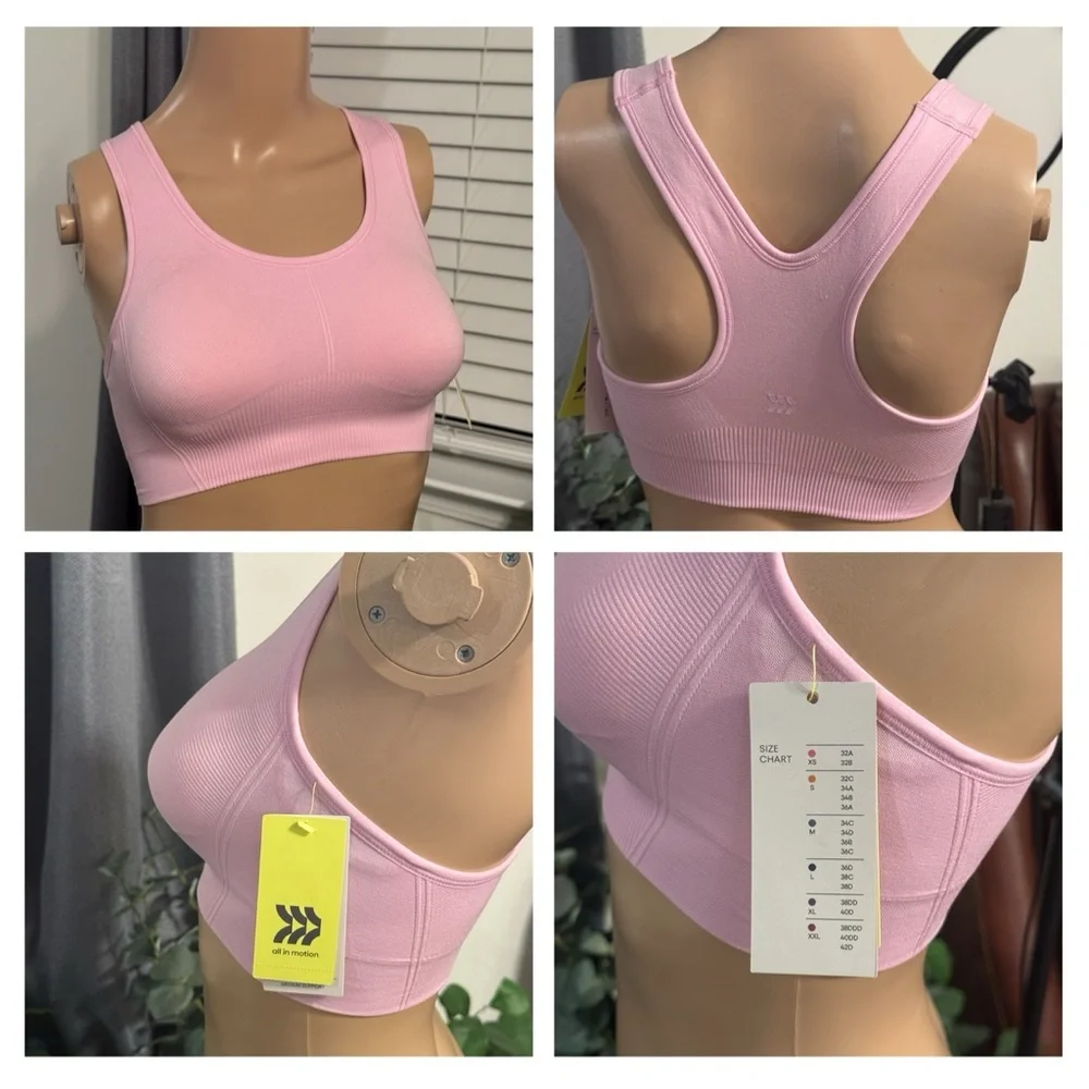All In Motion Moisture Wicking Seamless Sports Bra